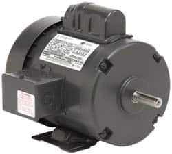 U.S. Motors 1/4 hp, TEFC Enclosure, No Thermal Protection, 1,140 RPM, 115/208-230 Volt, 60 Hz, Capacitor Start Motor Size 56 Frame, Rigid Mount, 1 Speed, Ball Bearings, 6.17 Full Load Amps, B Class Insulation, Reversible T14C3J - 62553292