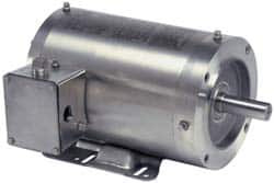 U.S. Motors 1/2 hp, TENV Enclosure, No Thermal Protection, 1,725 RPM, 208-230/460 Volt, 60 Hz, Three Phase Energy Efficient Motor Size 56HC Frame, C-Face/Base Mount, 1 Speed, Ball Bearings, Reversible WDP12S2AHC - 04177341