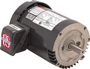 U.S. Motors 10 hp, TEFC Enclosure, No Thermal Protection, 3,515 RPM, 208-230/460 Volt, 60 Hz, Three Phase Premium Efficient Motor Size 215 Frame, C-Face Mount, 1 Speed, Double Shielded Ball Bearings, 26.5-23.5/11.7 Full Load Amps S10P1ACR - 77653566