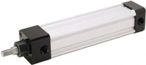 ARO Fluid Management 6" Stroke x 3-1/4" Bore Double Acting Air Cylinder 1/2 Port, 3/4-16 Rod Thread, 250 Max psi, 185°F ANAWM-AGBAB-060 - 68483288