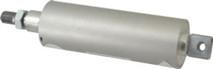 ARO Fluid Management 4" Stroke x 2" Bore Double Acting Air Cylinder 1/4 Port, 5/8-11 Rod Thread 2420-1009-040-M - 35447242