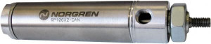 Norgren 1" Stroke x 1-1/16" Bore Single Acting Air Cylinder 1/8 Port, 5/16-24 Rod Thread RP106X1.000-SAP - 36696680