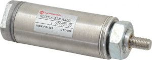 Norgren 1" Stroke x 1-1/16" Bore Single Acting Air Cylinder 1/8 Port, 5/16-24 Rod Thread RP106X1.000-SAN - 36696656