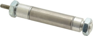 Norgren 1" Stroke x 9/16" Bore Double Acting Air Cylinder 10-32 Port, 10-32 Rod Thread RP056X1.000-DAD - 36696409