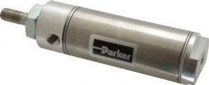 Parker Hannifin 2" Stroke x 1-1/2" Bore Double Acting Air Cylinder 1/8 Port, 7/16-20 Rod Thread, 250 Max psi, 14 to 140°F 1.50DSRM02.00 - 85495067