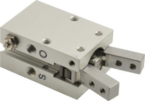 SMC Pneumatics M5x0.8 Double Action Air Gripper Internal & External Angular Gripper, 15 to 87 psi MHC2-16D - 79256962