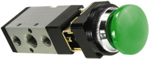 ARO Fluid Management 1/4" Inlet NPT 1/4" Outlet 4-Way 2-Position Manual Mechanical Air Valve 0.7 CV Rating, 0 to 150 psi M212HS-17 - 84866318
