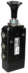Norgren 1/4" Inlet Knob Actuator Packed Spool Manual Air Valve 0.98 CV Rating 03062522 - 87823944