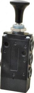 Norgren 1/4" Inlet Knob Actuator Packed Spool Manual Air Valve 0.98 CV Rating X3066522 - 87823951