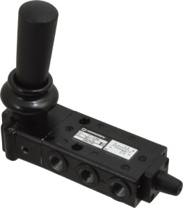 Norgren 1/8" Inlet Lever Actuator Packed Spool Manual Air Valve 0.34 CV Rating X3047722 - 87824017