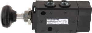 Norgren 1/4" Inlet Button Actuator Packed Spool Manual Air Valve 0.98 CV Rating X3064422 - 87824116