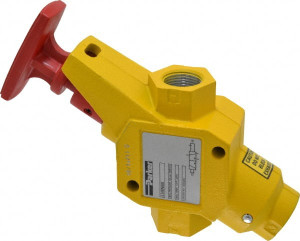 Parker Hannifin 3/4" Inlet NPT 3/4" Outlet 3-Way, 2-Position Handle Actuator Safety Lockout Manual Air Valve 9.5 CV Rating, 0 to 250 psi, 160°F Max LV6N6B - 01228857