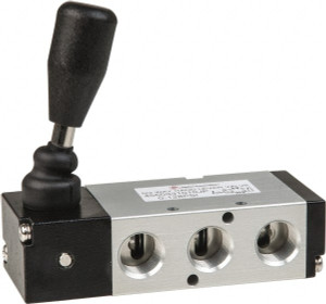 PRO-SOURCE 5-Port 3/8" Inlet NPT 3/8" Outlet 5-Way 3-Position Lever Actuator/Detent Return Manual Mechanical Air Valve 1.897 CV Rating, 127.98 Max psi 4550331010PRO - 78261146