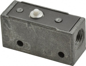Bimba-Mead Fluid Dynamics 3 Way Pilot Air Valve 1/8" NPT Inlet, Pin Plunger MV-5 - 80187214