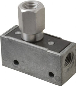 Bimba-Mead Fluid Dynamics 3 Way Pilot Air Valve 1/8" NPT Inlet, Pressure Piloted MV-60 - 80187362