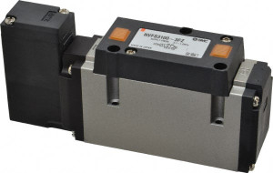 SMC Pneumatics 2 CV Flow Rate, Single Solenoid Pilot Operated Valve 5 Port, 2 Position, Spring Return, 3/8" NPT Inlet, 110 V VFS3100-3FZ - 80161060