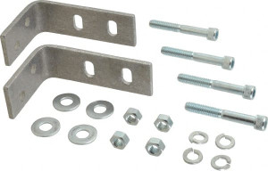 ARO Fluid Management Solenoid Valve Short "L" Bracket Use with Alpha Stacking Valves 116808 - 80122898