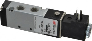 ARO Fluid Management 1/8", 4-Way 2-Position Sierra Stacking Solenoid Valve 120 VAC, 0.7 CV Rate, 0.71" High M812SS-120-A - 05681598
