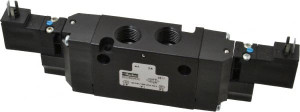 Parker Hannifin 4-Way Body Ported Stacking Solenoid Valve 120 VAC, 1.4 CV Rate, 7.51" Long B522BB553C - 09687211