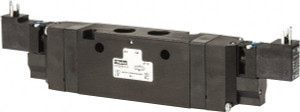 Parker Hannifin 4-Way Body Ported Stacking Solenoid Valve 120 VAC, 2.1 CV Rate, 9.35" Long B652BB553A - 09687278