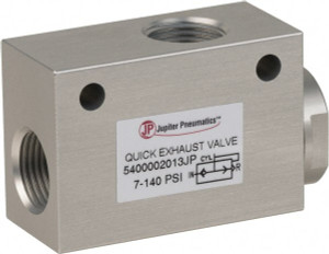 PRO-SOURCE 3/8" NPT Quick Exhaust Valve 3/8" Exhaust Port, 7.1 to 140.78 psi, Aluminum Alloy Material 5400002013PRO - 78260767