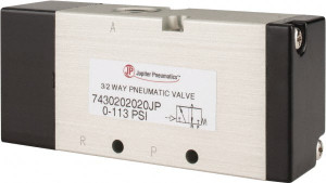 PRO-SOURCE Specialty Air Valves, Valve Type: 3-Way, 2 Position NC, Actuator Type: Pneumatic, Cubic Feet per Minute: 52.98, CV Rating: 1.900, Maximum Working Pressure (psi): 113.00, Thread Size: 3/8 7430202020PRO - 31879976
