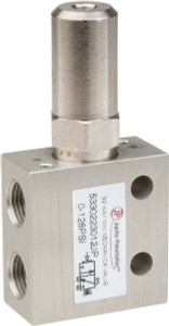 PRO-SOURCE 1/8" NPT 3 Way, 2 Position Mini Mechanical Valve 0.298 CV Rate, 7 CFM, 127.98 Max psi, Air Pilot/Spring Actuator 5330223012PRO - 78260403