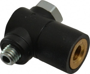 ARO Fluid Management 10-32 NPT Right Angle Flow Control Valve 119307-103 - 80183718