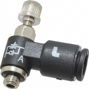 Legris M5 BSPP x 6mm Tube OD Miniature Exhaust Valve 7660 06 19 - 80185846