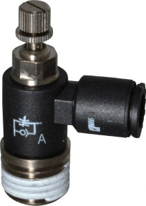 Legris 1/4 Male NPT x 1/4" Tube OD Miniature Exhaust Valve 7665 56 14 - 80185721