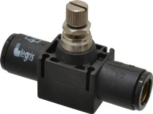 Legris 1/2" Tube OD Inline Flow Control Valve 7770 62 00 - 80186083