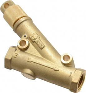 Norgren 1/2" NPT Inlet x 1/2" NPT Outlet Heavy Duty In-Line Flow Control Valve 5 to 230 psi, Needle Valve & Brass Material C/839 - 01976521