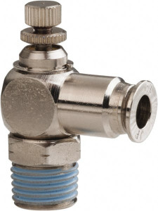 PRO-SOURCE 1/4" Male NPT x 1/4" Tube OD Tamper Resistant Valve 0 to 113.76 psi & Nickel Plated Brass Material 4827200615PRO - 78257292