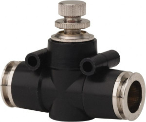 PRO-SOURCE 1/2" Tube OD Inline Flow Control Valve 0 to 113.76 psi & Techno Polymer, Brass, Steel Material 4826802114PRO - 78256872