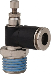 PRO-SOURCE 1/4" Male NPT x 1/4" Tube OD Miniature Exhaust Valve 0 to 113.76 psi & Techno Polymer, Brass, Steel Material 4826900614PRO - 78257011