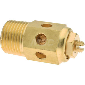 PRO-SOURCE 3/8 Male NPT, 11/16" Hex, 1-5/8" OAL, Speed Control Muffler 300 Max psi, 40 CFM, Brass 4420003850PRO - 42008979