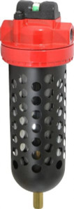 RTI 3/8" 35 CFM Air Dryer/Filter Unit Polycarbonate, 11-1/2" High x 3-3/4" Diam 3P-035-P03-FI - 79895033