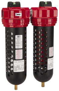 RTI 1" 150 SCFM Air Dryer/Filter Unit Polycarbonate, 11" Wide x 15-1/2" High 3P-150-P08-DCI - 79895165