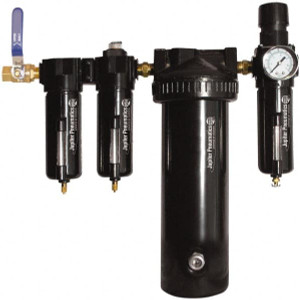 PRO-SOURCE 25 CFM at 100 psi Inlet, 5 Stage Heavy-Duty Desiccant Dryer 1/2" NPT Inlet/Outlet x 15" Long x 5-1/2" Wide x 16" High 8022911299PRO - 42008177