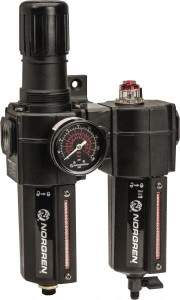 Norgren 3/4 NPT Standard 2 Pc Filter/Regulator-Lubricator FRL Unit with Sight Glass & Pressure Gauge 138 SCFM, 250 Max psi, Metal Bowl, Automatic Drain 24-074-164-260 - 00495952 Norgren 3/4 NPT Standard 2 Pc Filter/Regulator-Lubricator FRL Unit with Sight Glass & Pressure Gauge 138 SCFM, 250 Max psi, Metal Bowl, Automatic Drain 24-074-164-260 - 00495952