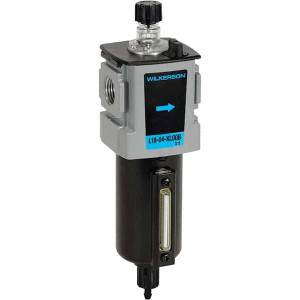 Wilkerson Lubricators, Type: Standard - Modular, Port Size NPT: 3/8, Maximum Working Pressure (psi): 250, Body Material: Aluminum Die Cast, Bowl Material: Aluminum, Cubic Feet per Minute: 90.00 L18-03-KL00B - 15973423