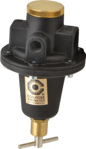 Coilhose Pneumatics 1/2 NPT 0 - 60 psi Tamper Proof Heavy-Duty T-Handle Cast Aluminum Regulator 250 Max Supply psi, 80 CFM, 250°F Max, 4" Wide x 7" High 8804KL - 80074719