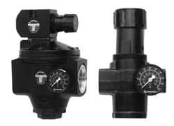 Norgren 1 NPT 5 - 125 psi Heavy-Duty Aluminum Regulator 300 Max Supply psi, 480 CFM, -30 to 175°F, 4-1/4" Wide x 7.09" High R17-800-RNLA - 04290763