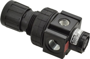Parker Hannifin 3/8 NPT 2 - 125 psi Economy Zinc Regulator 300 Max Supply psi, 40 CFM, 32 to 175°F, 2" Wide x 4.44" High 05R213AD - 08610149