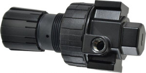 Parker Hannifin 1/4 NPT 2 - 125 psi Compact Zinc Regulator 250 Max Supply psi, 53 CFM, 32 to 175°F, 2.81" Wide x 6.08" High 06R113AC - 08610156