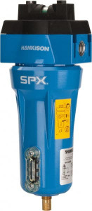 Hankison 35 CFM Coalescing Oil Removal Filter 1/2" NPT, 250 Max psi, Auto Drain, 4.13" Wide x 11.05" High HF5-16-4-DPL - 00045179