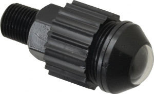 Norgren 1/8" Male NPTF Bottom Rotowink Pressure Indicator 15 to 150 psiG, Black Unactuated Color & Red Actuated Color 5VS-201-000 - 81131955