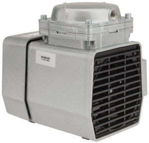 Gast 1/3 hp 115V Standard Vacuum Model Diaphragm Pump with Cord 60 Max psi, 1.1 CFM, 5.12" Wide x 7.62" Long x 7.59" High DOA-P703-FB - 80058787