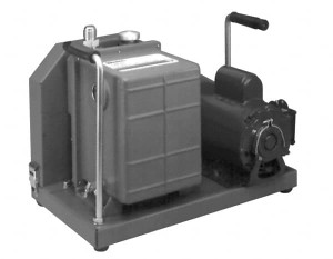 Welch Vacuum 1 hp Rotary Vane Vaccum Pump 115/230 Volts, 10.6 CFM, 20" Long x 14.1" Wide x 15.4" High 1376B-46 - 01815752