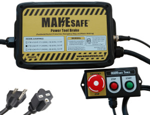 MAKESafe Power Tool Brake Emergency Stop System, with Foot Switch, 3 HP, 240V 1-Phase, without Power Connectors - PTBV240P1-MCFC-FS1 MAKESafe Power Tool Brake Emergency Stop System, with Foot Switch, 3 HP, 240V 1-Phase, without Power Connectors - PTBV240P1-MCFC-FS1
